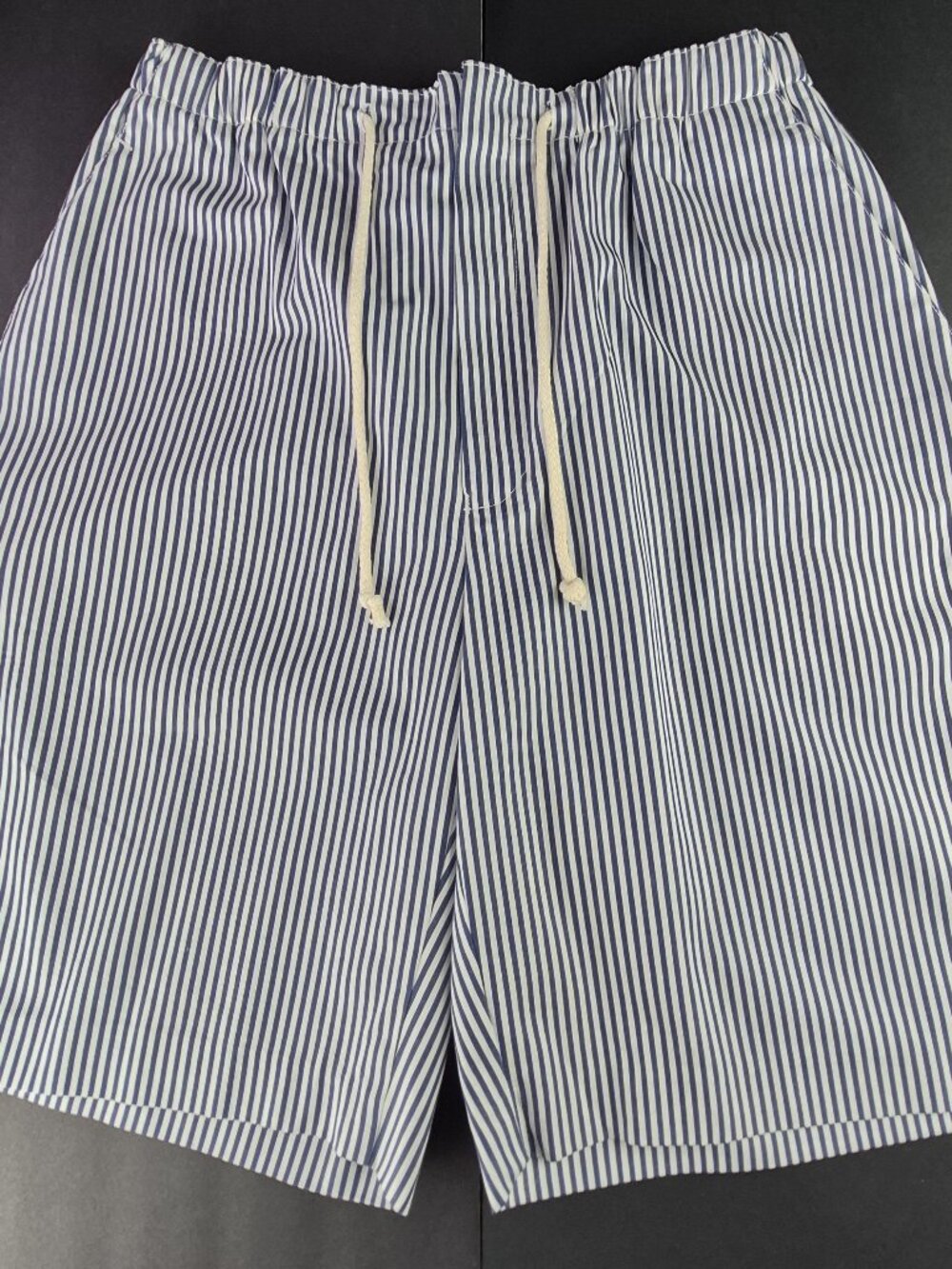 Napoleon Men's Shorts Size 34 - Classic Navy and White Stripe - New Without Tags